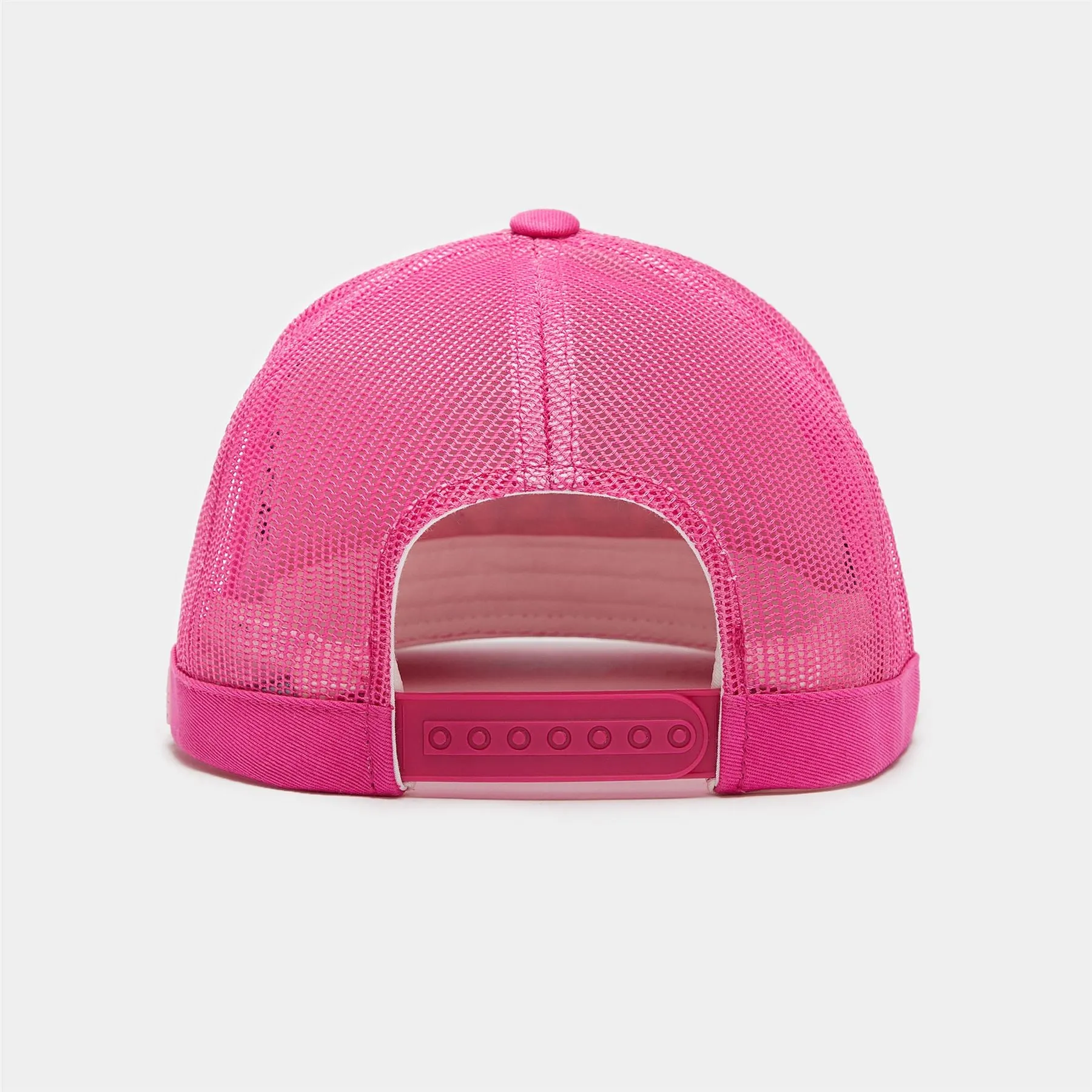Womens Circle G'S Ombre Interlock Knit Trucker Hat Day Glo Pink - AW23
