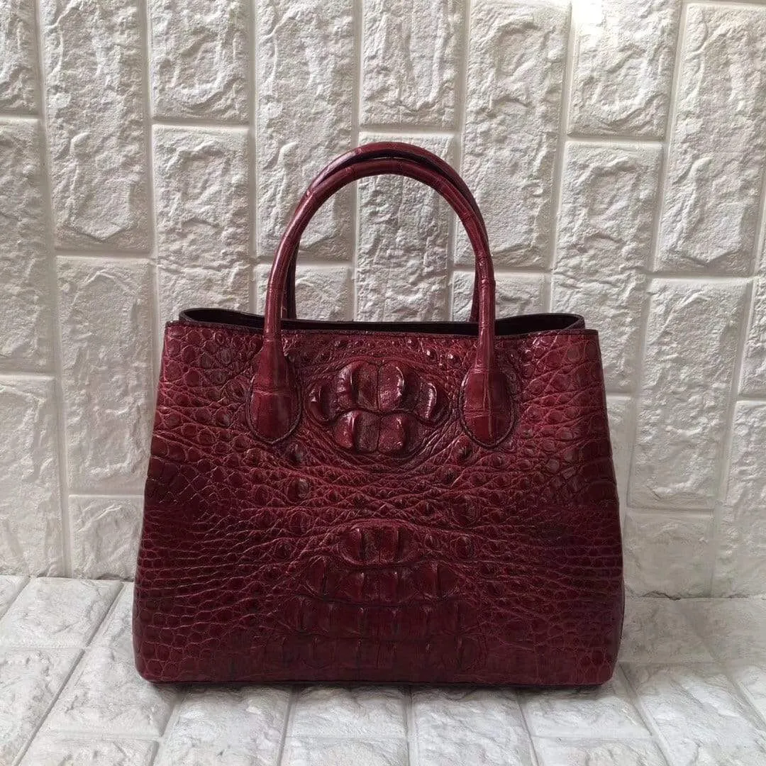 Women's Ostrich Leather Tote bags 35cm