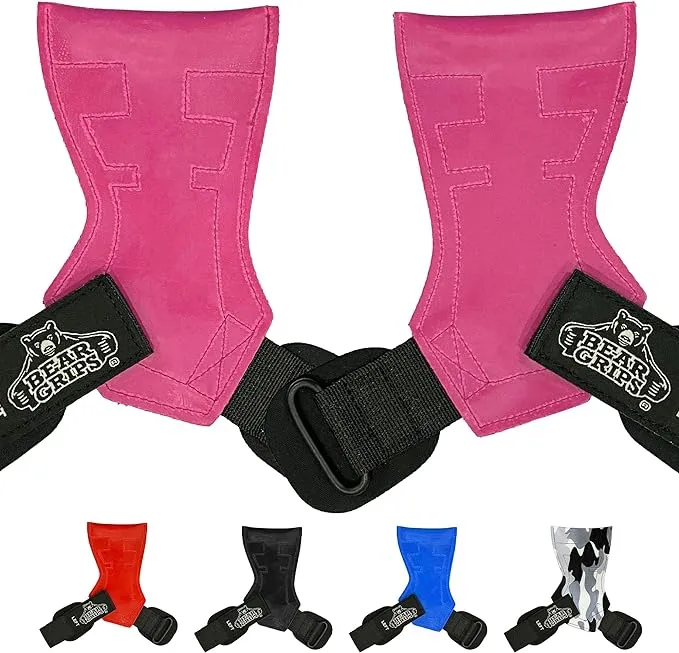 Workout Grips With Wrist Straps
