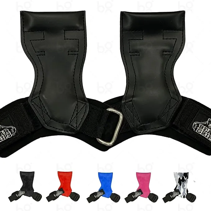 Workout Grips With Wrist Straps