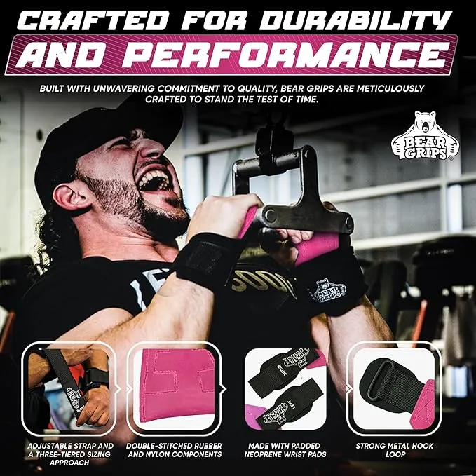 Workout Grips With Wrist Straps