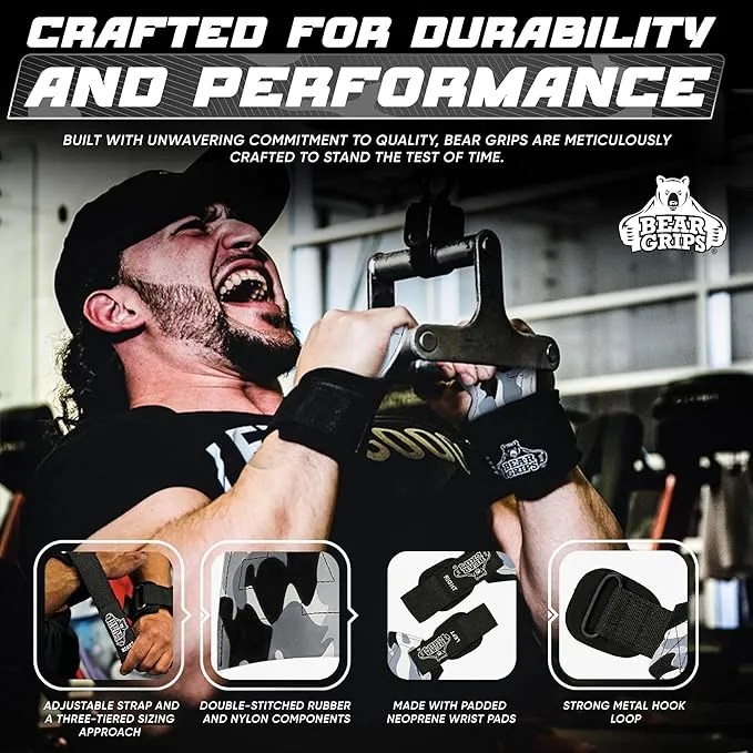 Workout Grips With Wrist Straps