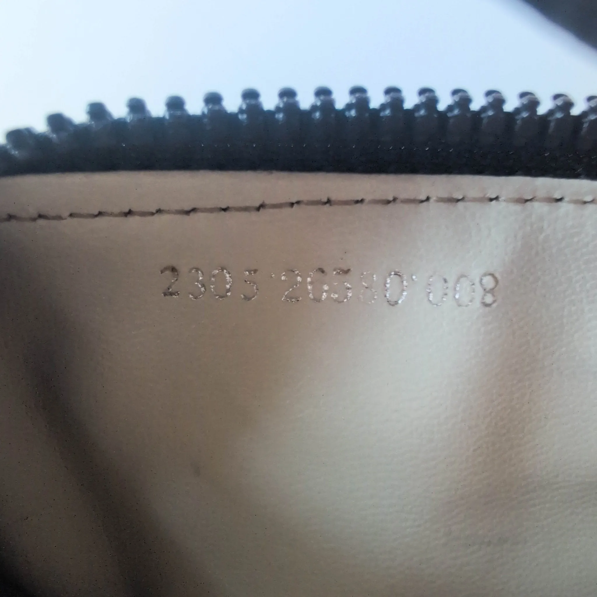 Zucca Brown Canvas Pouch Bag