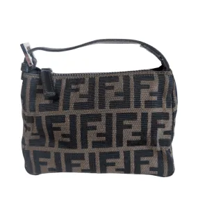 Zucca Brown Canvas Pouch Bag